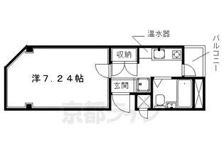 アパートメント亀岡【301号室】の間取り