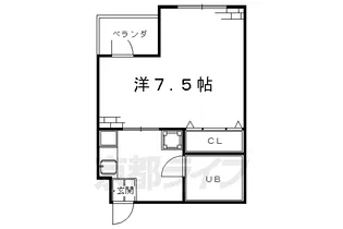 リュミエールなかにし【1階】の間取り