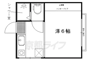 Koga West East【E-202号室】の間取り