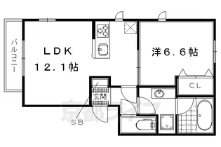ルッソ北山【301号室】の間取り