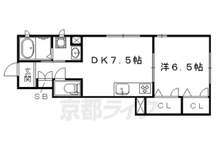 シャーメゾン和Ⅱ【101号室】の間取り
