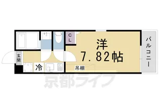 京都府京都市上京区観世町【マンション】の間取り