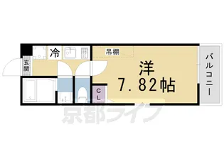 京都府京都市上京区観世町【マンション】の間取り