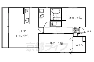 sawarabiミコシマチ【3階】の間取り