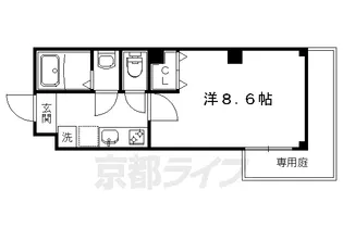 1Kの間取り画像