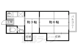 三洋ハイツ【207号室】の間取り