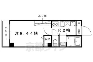 キャンバスKM【4階】の間取り