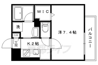 フェリックス鞍馬口【1階】の間取り