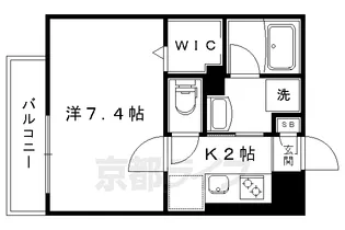 フェリックス鞍馬口【205号室】の間取り
