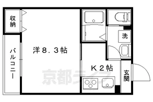 ハウス高橋町Ⅱ【205号室】の間取り