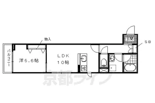 シャーメゾン御所西【302号室】の間取り