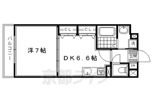 京都府京都市南区西九条西柳ノ内町【マンション】の間取り