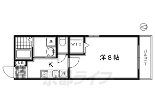 クレドール京都洛南【3階】の間取り