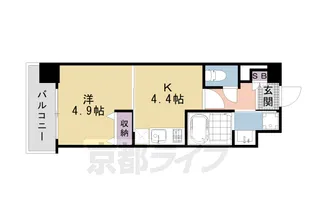 アクアプレイス京都洛南Ⅱ【303号室】の間取り