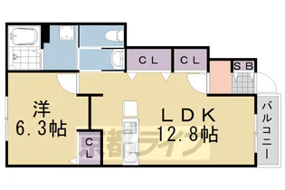 グレイスフル2【104号室】の間取り