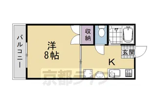 コーポせいまA【205号室】の間取り