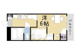 レオパレス華【110号室】の間取り