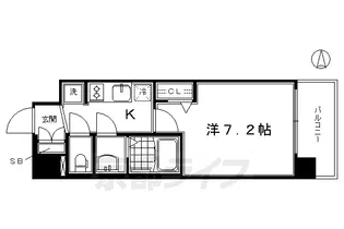 プレサンス THE KYOTO 華苑【2階】の間取り