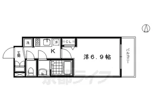 プレサンス THE KYOTO 華苑【2階】の間取り