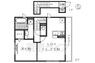 メゾンN京都三十三間堂【2階】の間取り