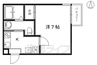 アークリード本町三十三間堂【1階】の間取り