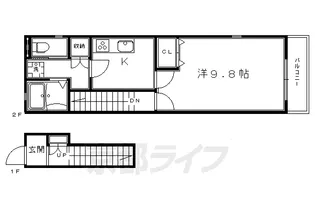 REIWA COURT【2階】の間取り