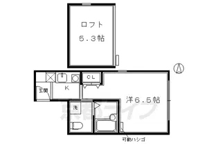 la Terus13(ラ・テルズ13)【304号室】の間取り