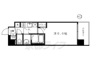 プレサンス THE KYOTO 流雅【2階】の間取り