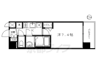 プレサンスTHE KYOTO 流雅【5階】の間取り