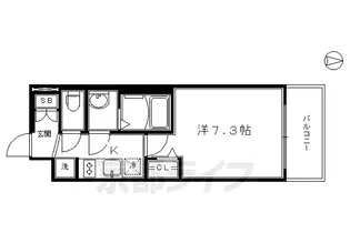 プレサンス THE KYOTO 流雅【2階】の間取り