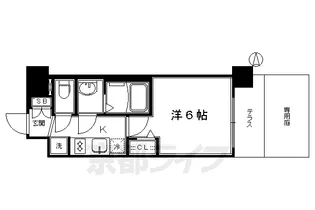 プレサンス THE KYOTO 彩美【1階】の間取り