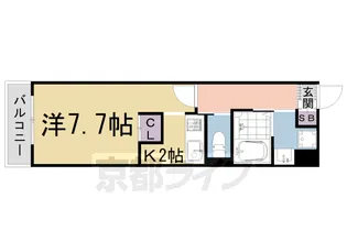supreme浄土寺【2階】の間取り