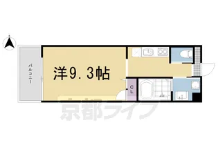 La Vita二条月光【3階】の間取り