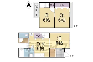 京都府京都市中京区壬生森町【一戸建】の間取り