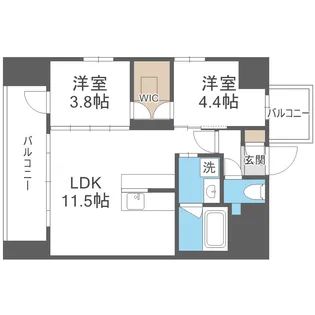 Gioia Altiri【10階】の間取り