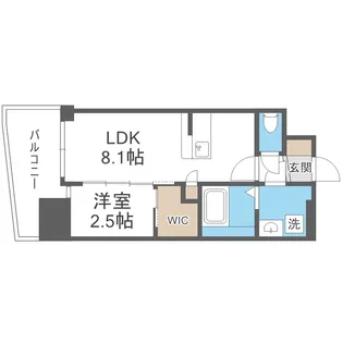セレニテ新大阪ミラク弐番館【10階】の間取り