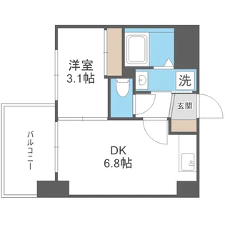 セレニテ東三国ミラク【12階】の間取り