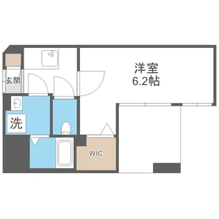 エスリードレジデンス大阪福島シティクロス【15階】の間取り