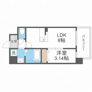 アート新森【3階】の間取り