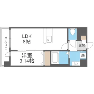 アート新森【2階】の間取り