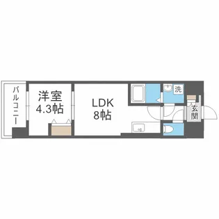 Jino花園町【4階】の間取り