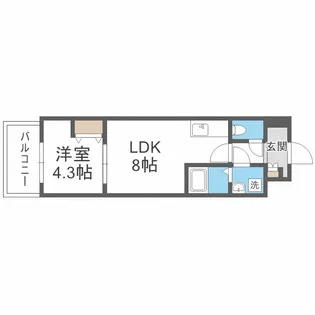 Jino花園町【2階】の間取り