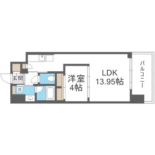 プレジオ新大阪EURO【5階】の間取り