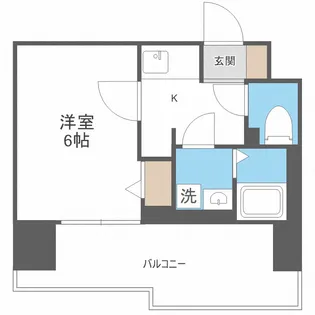 エスリードレジデンス梅田グランゲート【4階】の間取り