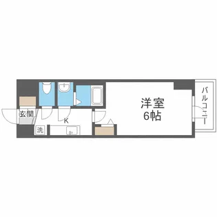 プレサンス天王寺勝山【11階】の間取り