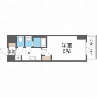 プレサンス天王寺勝山【11階】の間取り
