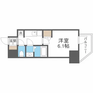 プレサンス天王寺勝山【7階】の間取り