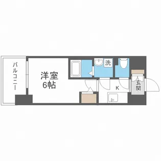 エスリードレジデンス梅田グランゲート【9階】の間取り