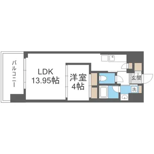 プレジオ新大阪EURO【7階】の間取り