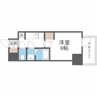 プレサンス天王寺勝山【7階】の間取り